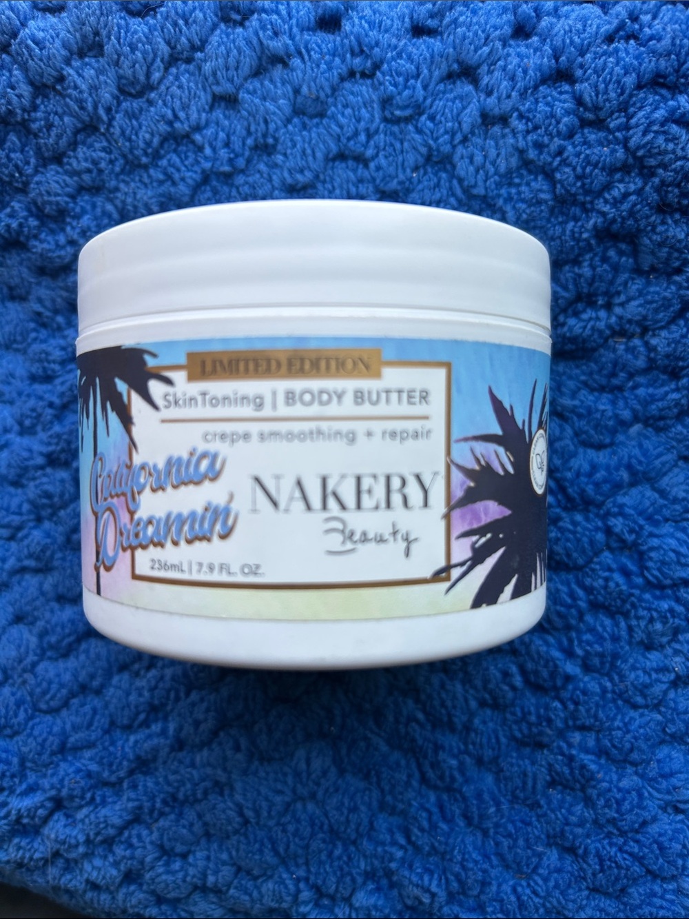NAKERY BEAUTY Limited Edition California Dreamin' SKIN TONING Body Butter 7.9oz - Picture 5 of 7